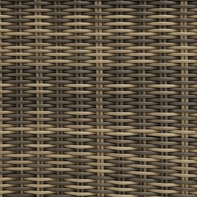tectake Modulärt loungeset Villanova Aluminium Set 3 2-sits - Antracitgrå melerad