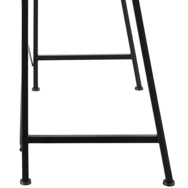 tectake Skrivbord Exeter 85,5x46,5x140cm - Industriellt mörkt trä, rustikt