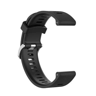 Silikonarmband till Garmin Forerunner 245 / 245 Music - Svart