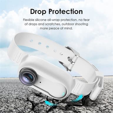 Silikonarmband till Insta360 GO 3 / GO 3S - Vit