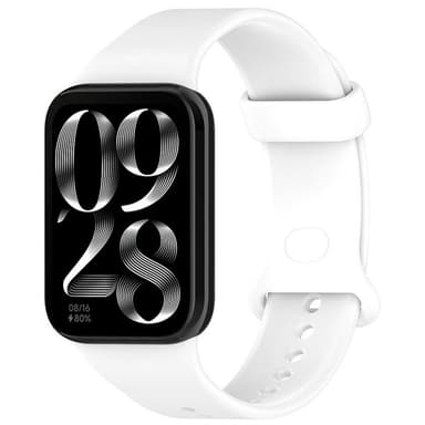 Silikonarmband till Xiaomi Redmi Watch 4 / Watch Band 8 Pro / 9 Pro - Vit