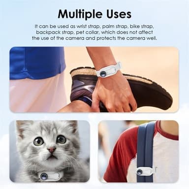 Silikonarmband till Insta360 GO 3 / GO 3S - Vit