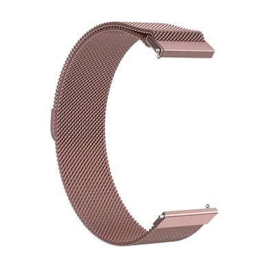 Armband Milanese till Garmin Forerunner 245 / 245 Music - Rose
