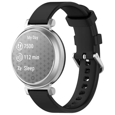 Silikonarmband till Garmin Lily 2 / Lily 2 Active - Svart