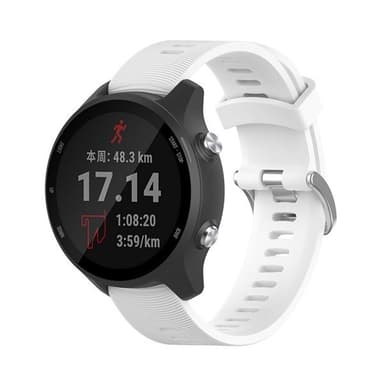Silikonarmband till Garmin Forerunner 245 / 245 Music - Vit