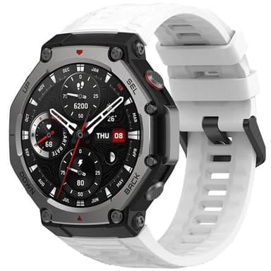 Silikonarmband till Amazfit T-REX 3 - Vit