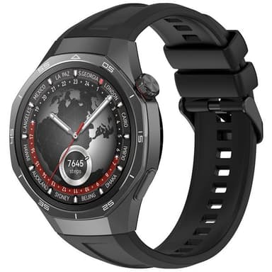 Silikonarmband till Huawei GT 5 Pro - Svart