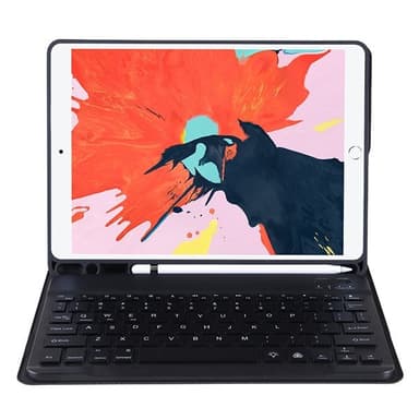 Tangentbordsfodral med ställ till iPad Air / Pro 10,5 (2019) - Svart