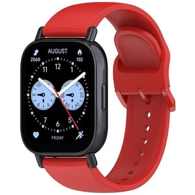 Silikonarmband till Xiaomi Redmi Watch 5 Lite/Active - Röd