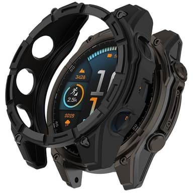 Skyddsskal med skärmskydd till Garmin Fenix 8 47mm - Svart