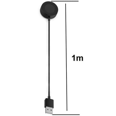 Laddställ till garmin fenix 8 med usb disc base och 1 meters kabel