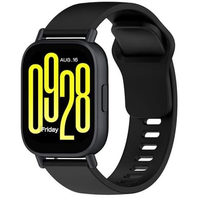 Silikonarmband till Xiaomi Redmi Watch 5 Lite/Active - Svart