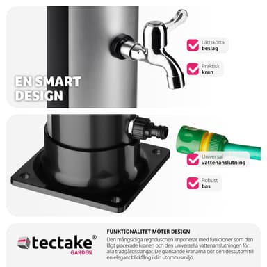 tectake Soldusch Orinoco - svart/silver