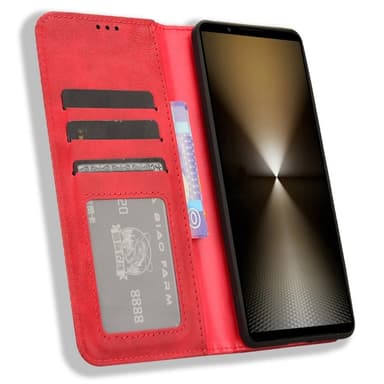 Plånboksfodral till Xperia 1 VI - Röd