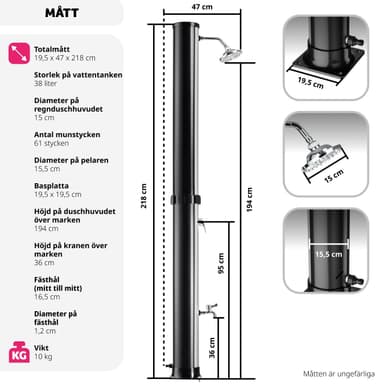 tectake Soldusch Orinoco - svart/silver