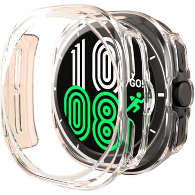 47 mm ultratunt genomskinligt fodral till Samsung Galaxy Watch 7 Svart