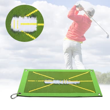 Golfträningsmatta / golfsving-övningsmatta 25x50 cm