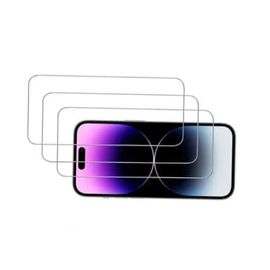 IPhone 15 Pro Skärmskydd i Härdat Glas 3-pack