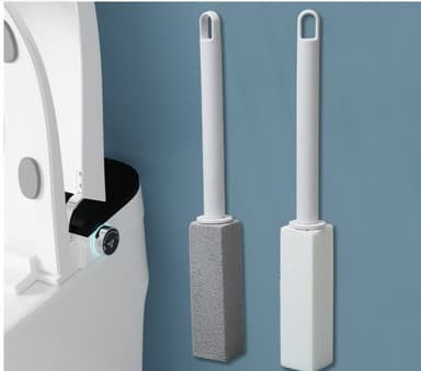 3-pack Toalettborste med Pimpsten Grå