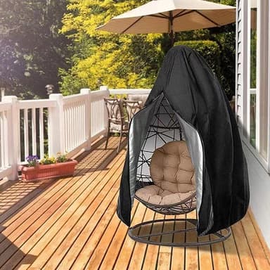 Patio Swing stolsöverdrag, vattentätt och vindtätt överdrag för utemöb