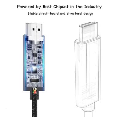 USB-C till HDMI kabel 4K - 2 meter
