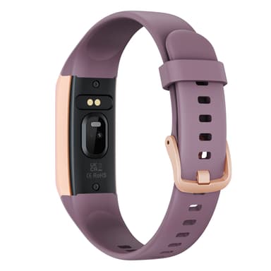 Smartwatch med puls- och blodtrycksmätare Lila