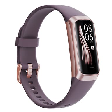 Smartwatch med puls- och blodtrycksmätare Lila