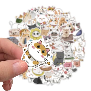 Kattklistermärken 62-pack Flerfärgad
