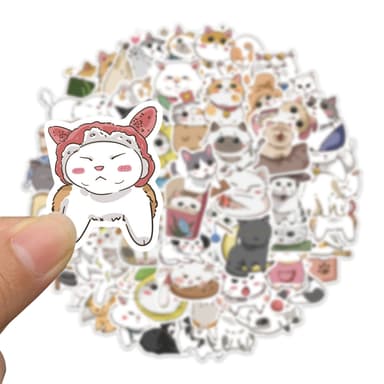 Kattklistermärken 62-pack Flerfärgad