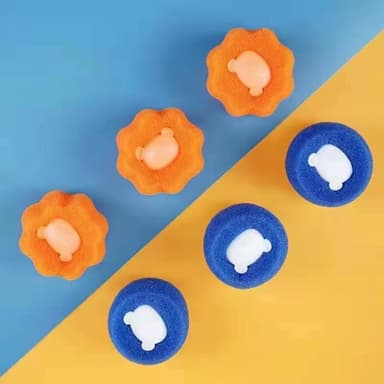 Tvättboll för hårborttagning Blå 3-pack