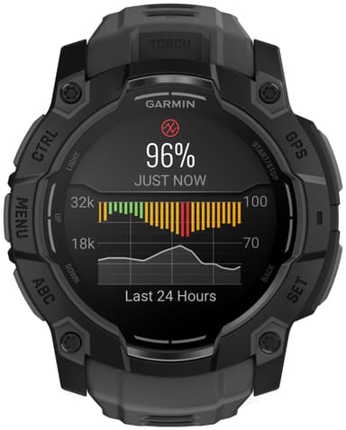 Garmin Instinct 3 smartwatch 50 mm (svart/kol)