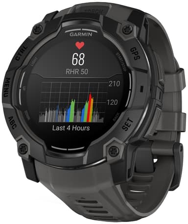 Garmin Instinct 3 smartwatch 50 mm (svart/kol)