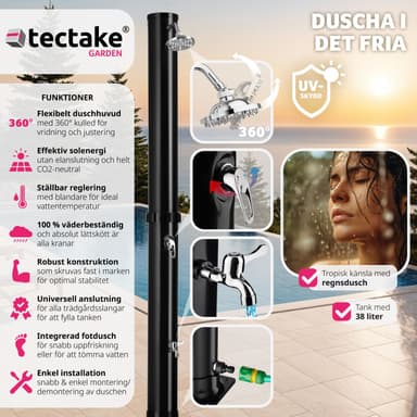 tectake Soldusch Orinoco - svart