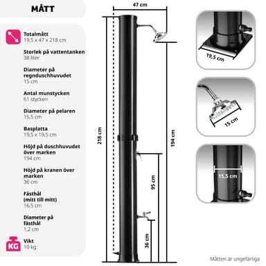 tectake Soldusch Orinoco - svart