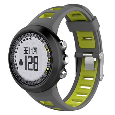 Silikonarmband för Suunto Quest/M1/M2/M4/M5 Grå+grön