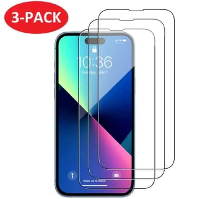 iPhone 14 skärmskydd i härdat glas (3-pack)