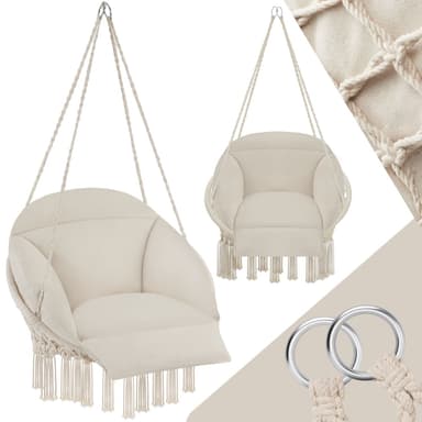 tectake Hängstol Samira - beige