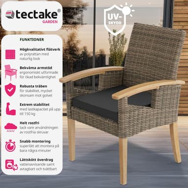 tectake Rottingstol Rosarno - natur