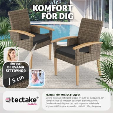 tectake Rottingstol Rosarno - natur