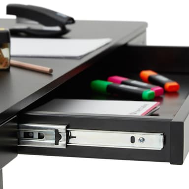 tectake Skrivbord Zola | Elektriskt höj- och sänkbart datorbord - svart