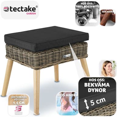 tectake Pall i rotting Vibo 150 kg - natur