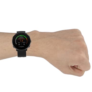 Polar Ignite/Unite armband silikon Svart