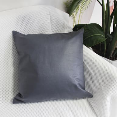 Mjukt dekorativt kuddfodral för vardagsrum, soffa 2-pack Svart M