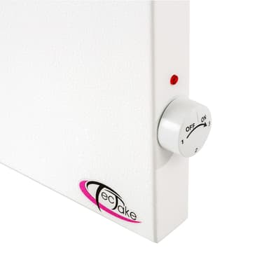 tectake Infraröd värmepanel med termostatreglering - vit