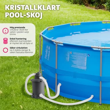 tectake Swimming Pool Merina - blå