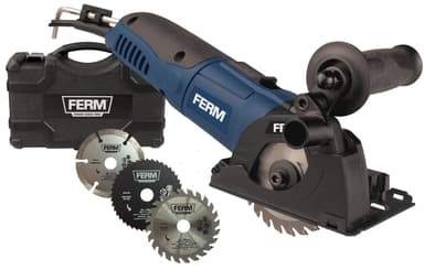 FERM precisionscirkelsåg CSM1043 – 500W – Inkl. 3 sågblad och förvaringsväska