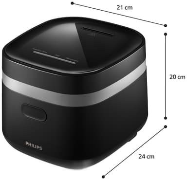 Philips 3000 Series riskokare HD3091/80 (svart)