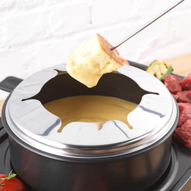 Petra 2-i-1 raclette och fondue 500004 (svart)