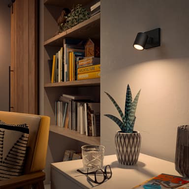 Philips Hue Runner enkel spotlight 4.2W GU10 (svart)