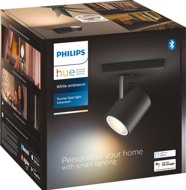 Philips Hue Runner enkel spotlight 4.2W GU10 (svart)